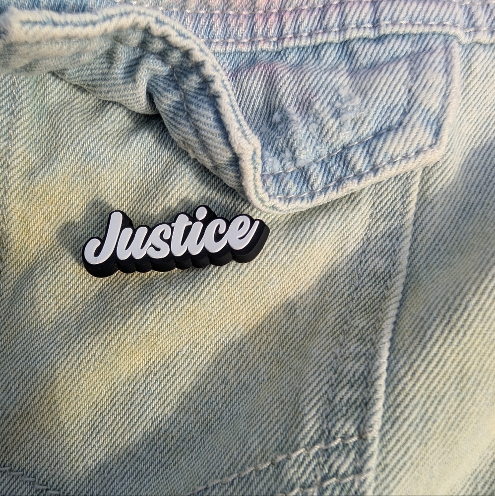 Justice Ring Pop & Bazooka Bubble Gum Denim Jacket - Picture 6 of 8